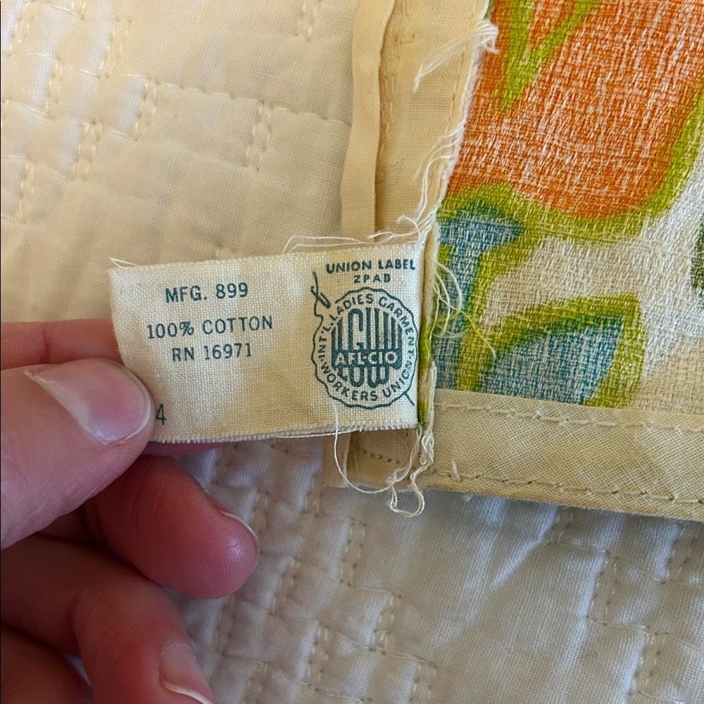 Rare Vintage 50’s Pin-Up Floral Print Bustier Top - Picture 6 of 8